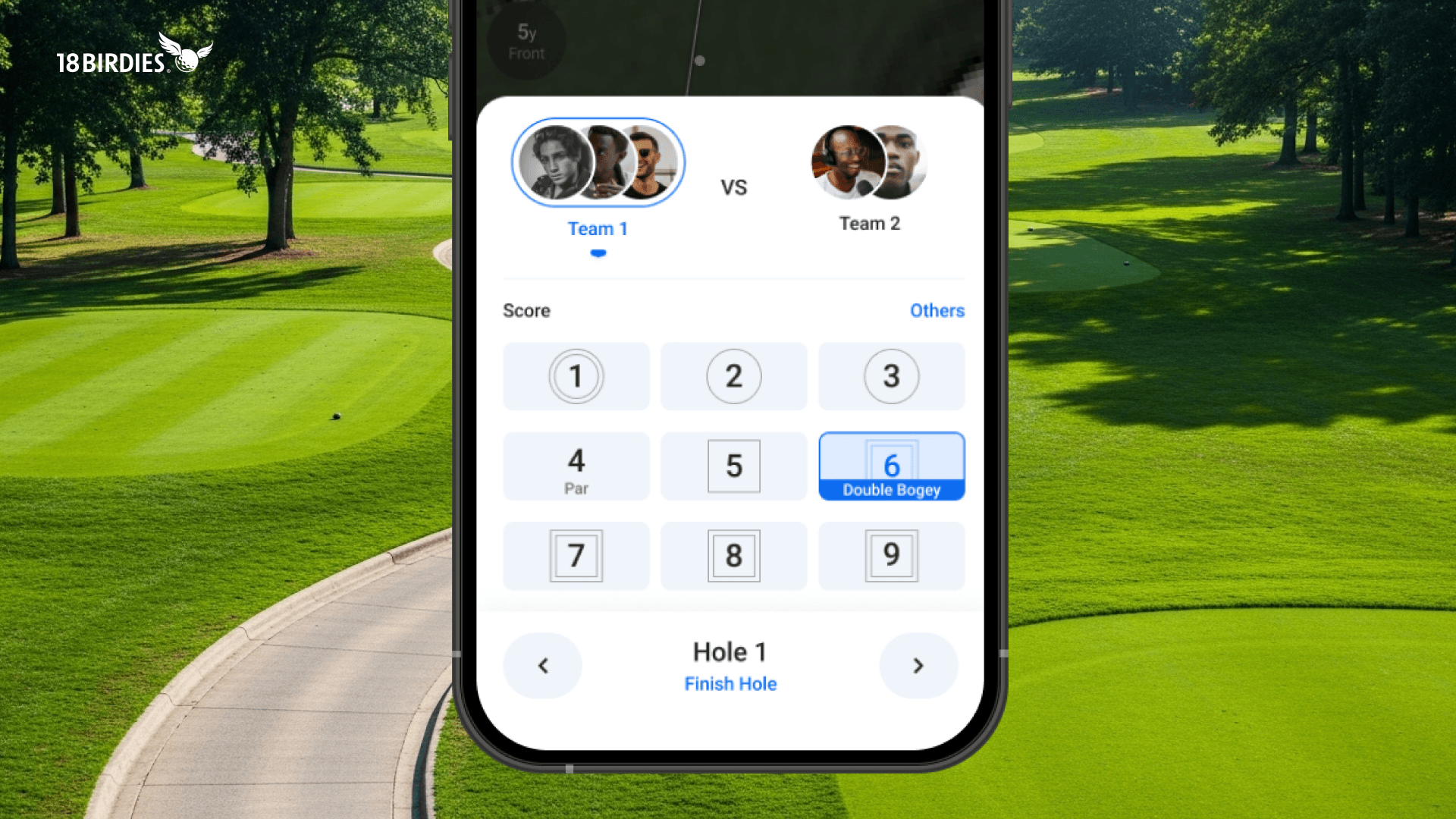 Placeholder image for the Scramble Mode Scorecard interface