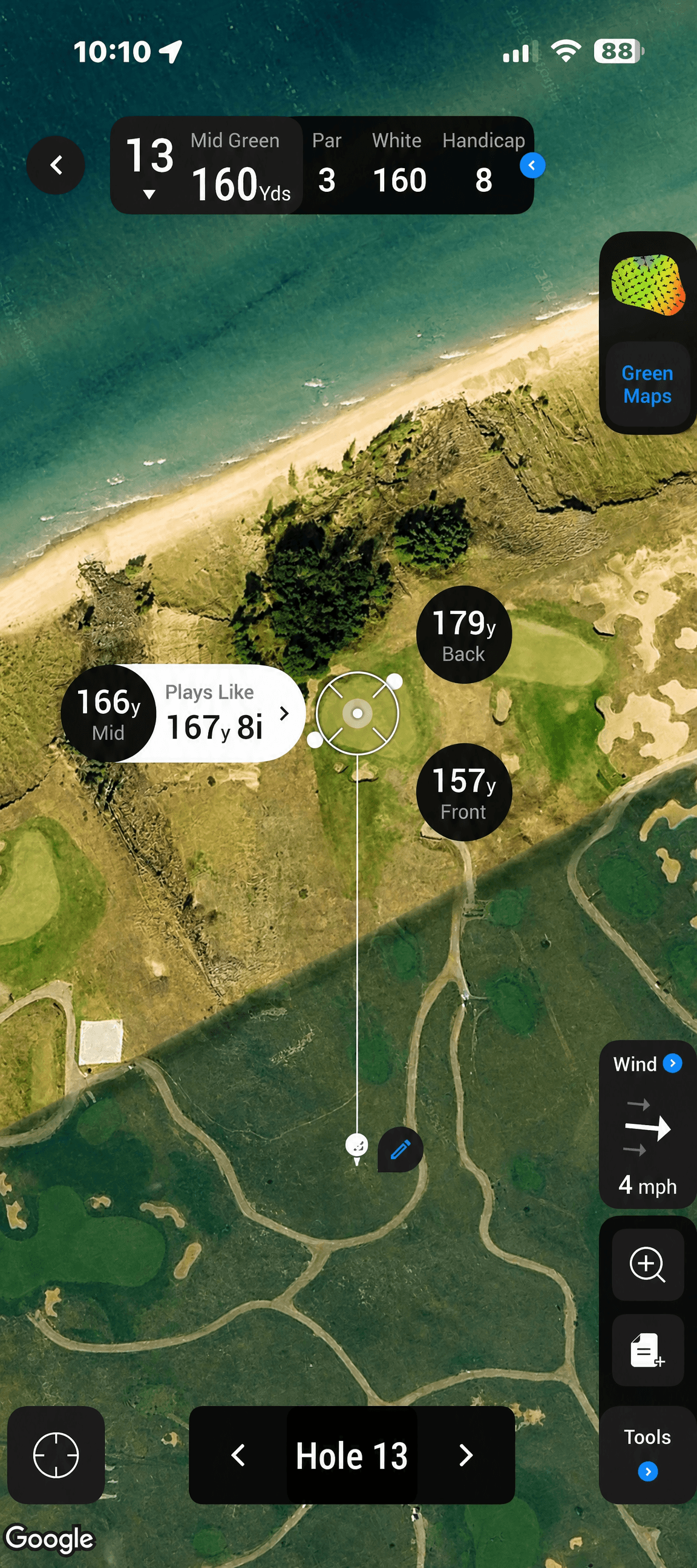 Hole 13, The Bluffs at Arcadia Bluffs