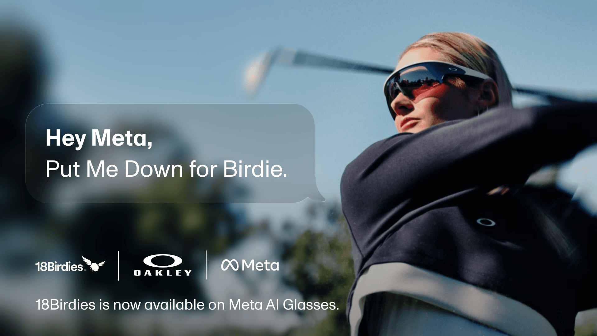 “Hey Meta, Put Me Down for Birdie”:  18Birdies Is Now Available on Meta AI Glasses