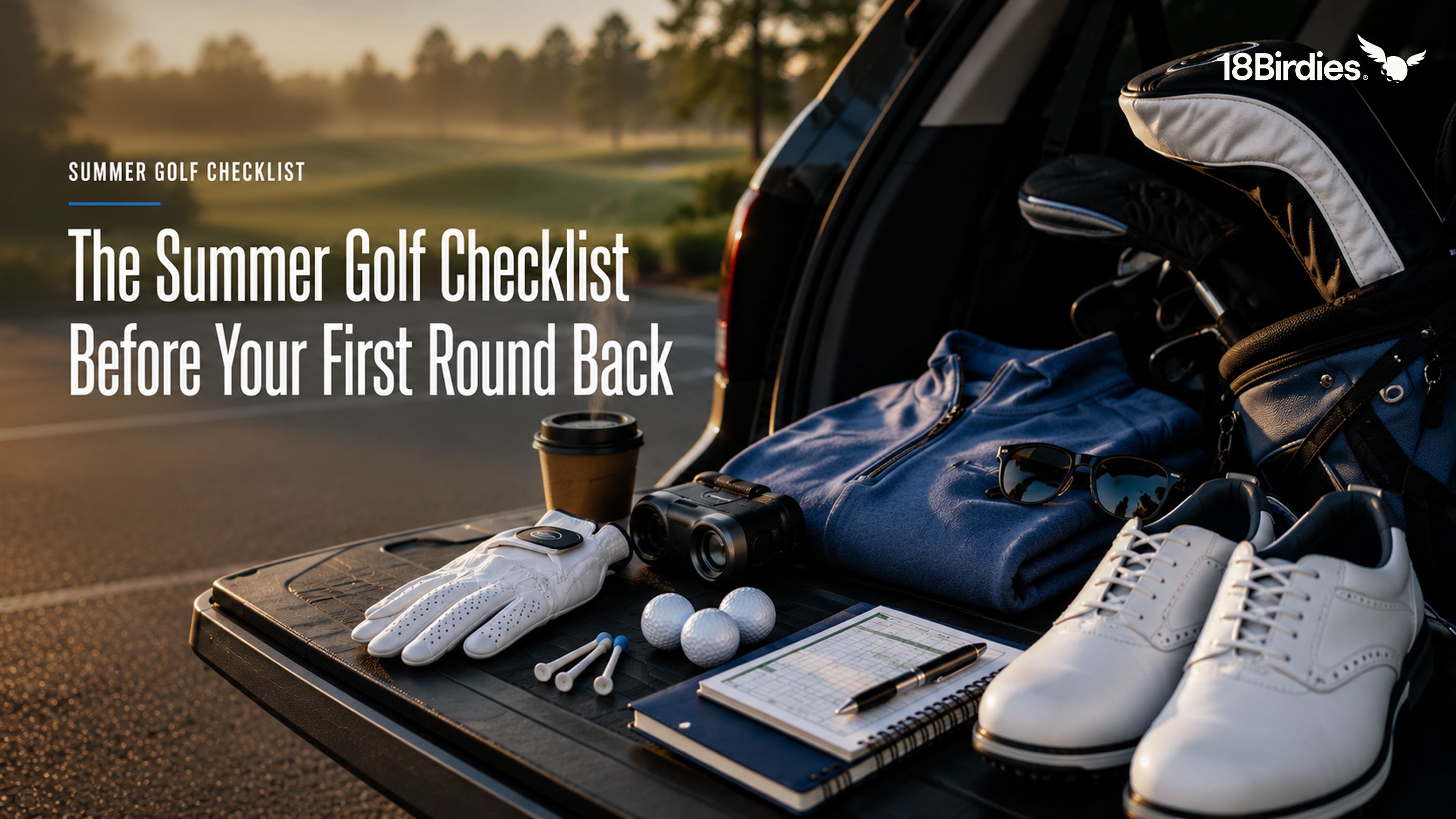 The Summer Golf Checklist Every Golfer Needs Before Their First Round Back