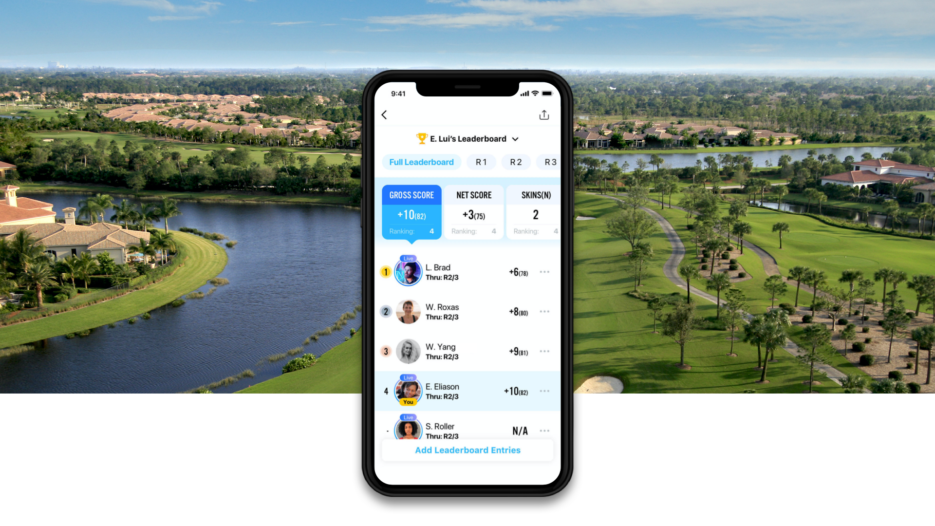 Making tournaments and group outings easy