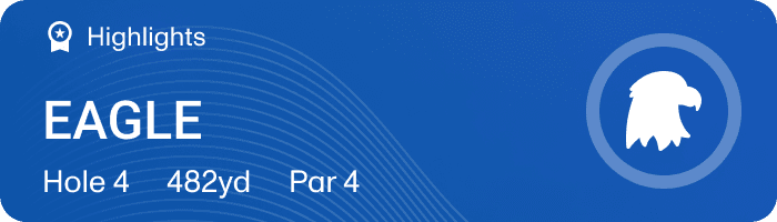 18Birdies round highlight card 6