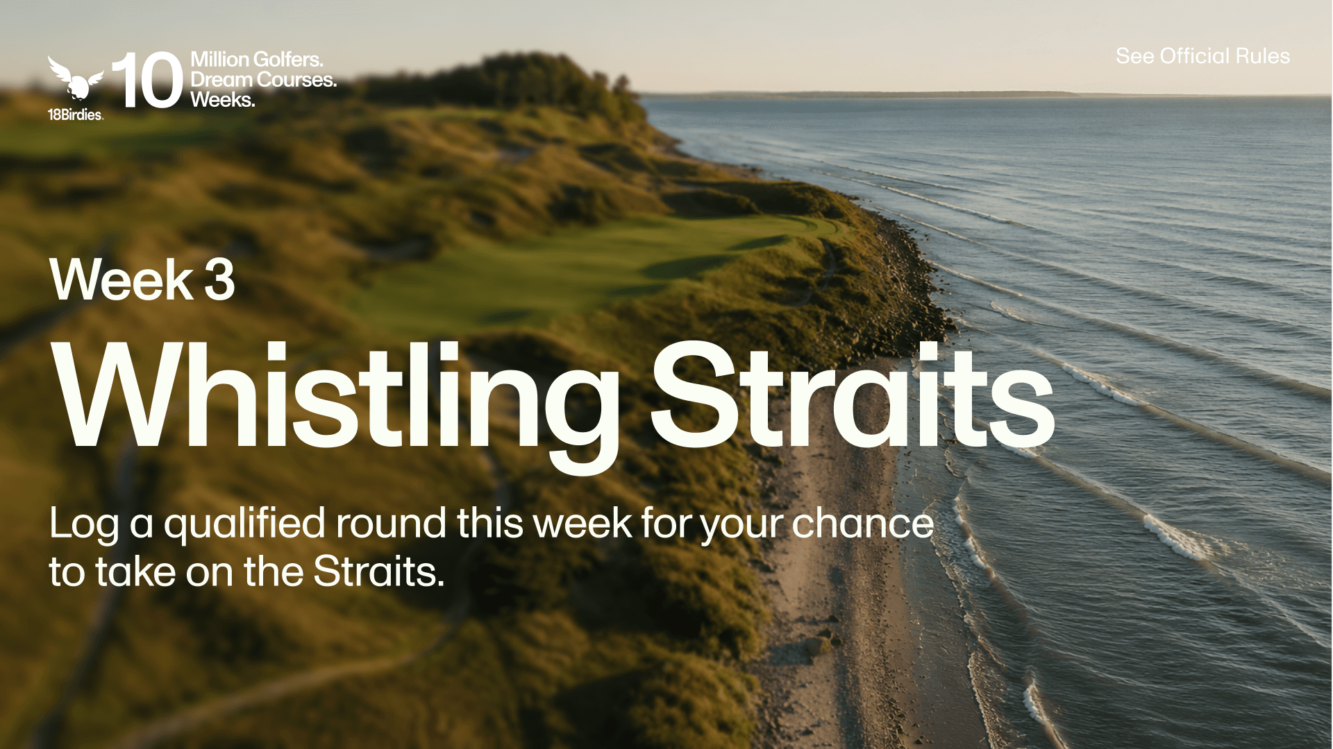 Week 3: Take on Whistling Straits