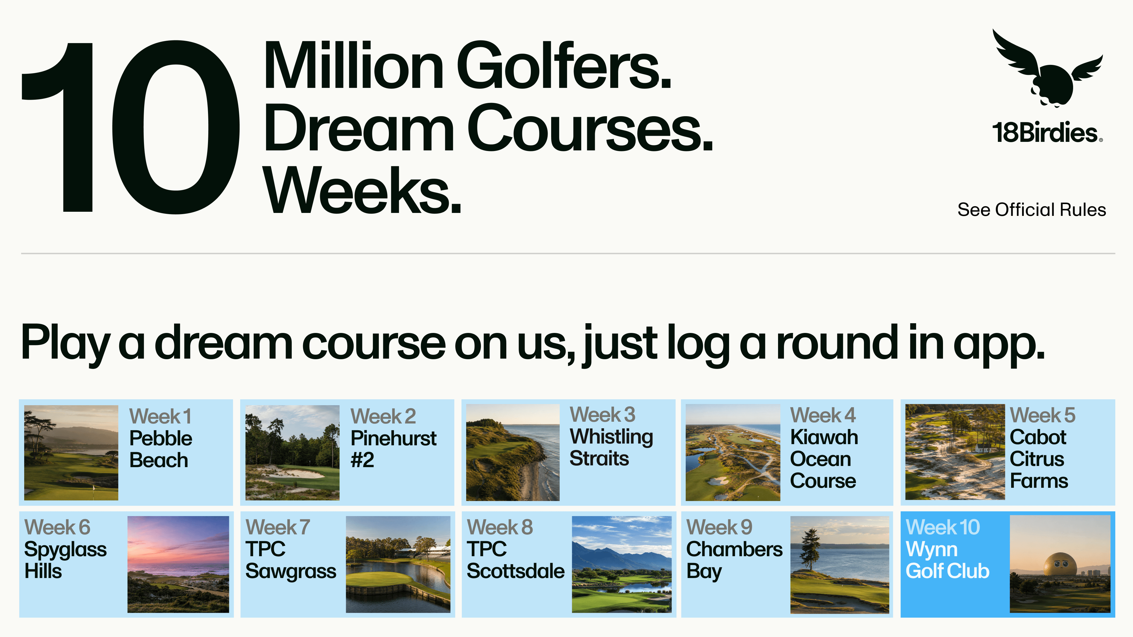 Week 10: The 10 Million Golfer Finale at The Wynn